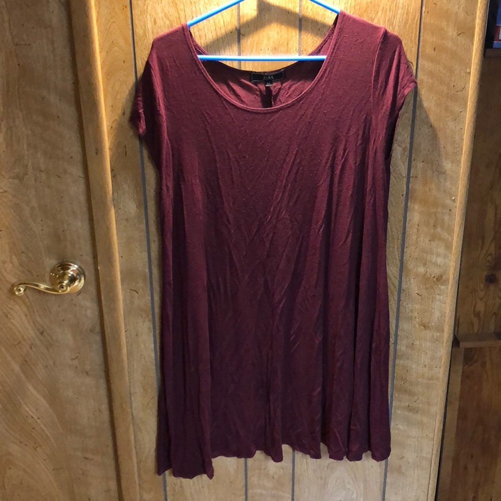 Maroon Dress
